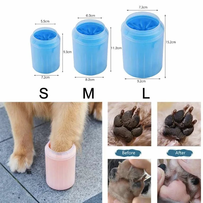 Pulisci Zampe per Cani – Bicchiere  lavazampe in Silicone